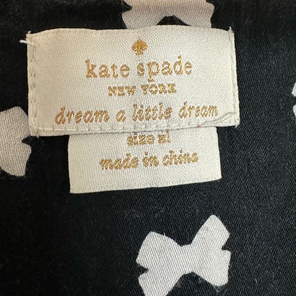 kate spade Black Tank with White Bow Pattern - Picture 5 of 7